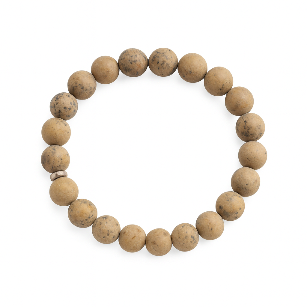 Desert Sand Jasper Beaded Bracelet