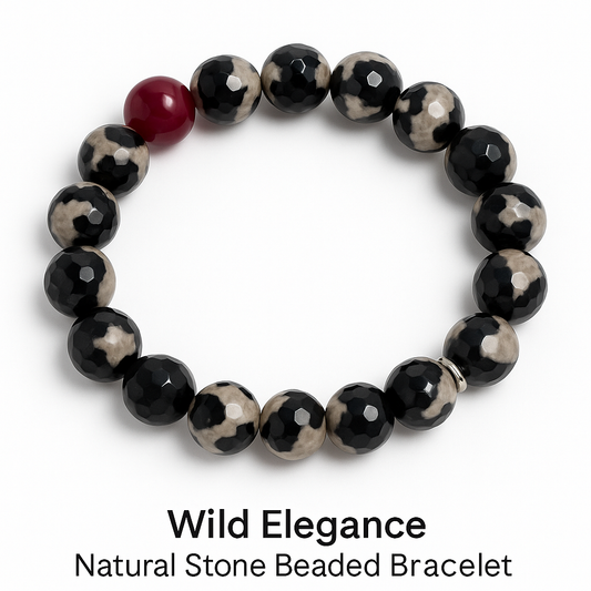 Wild Elegance Natural Stone Beaded Bracelet